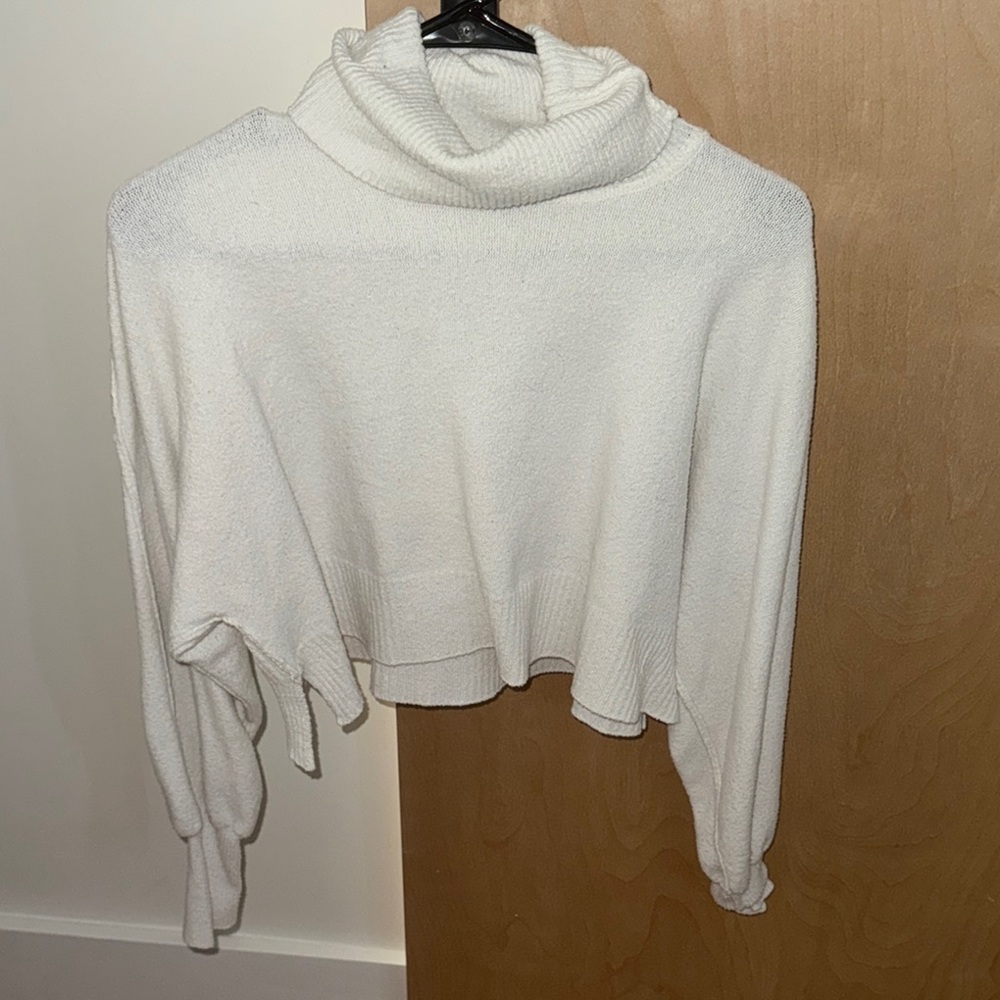 Cozy White Turtleneck Sweater
